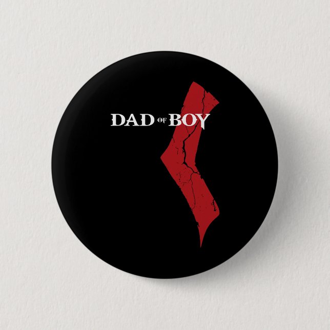 of Boy - Pappa Video Game Fars dag Edition Knapp (Framsida)