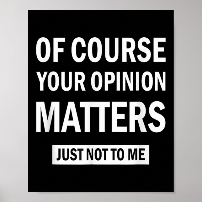 Of Course Your Onion S Just Not To Me  Poster (Framsidan)