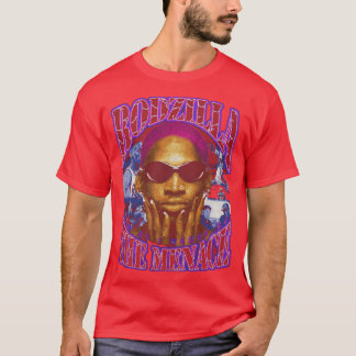 of Dennis Rodman NBA basketball Vintage Bootleg Re T Shirt