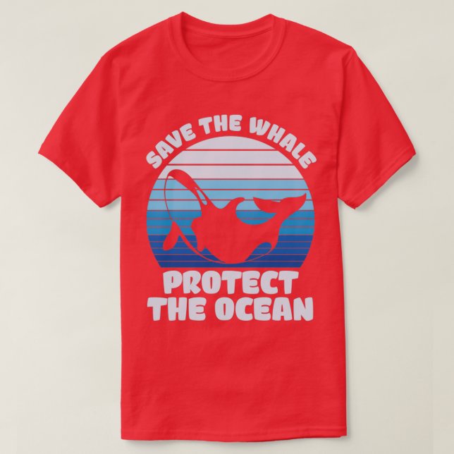 of North Atlantic Right Whale T Shirt (Design framsida)