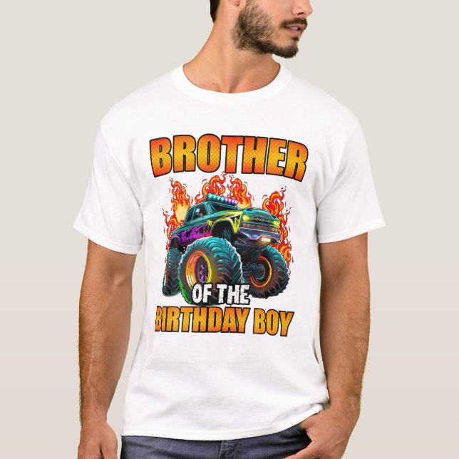 of the Birthday Boy Monster T Shirt (Framsida)