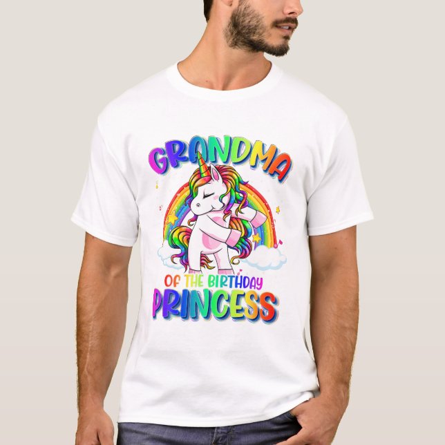 Of The Birthday Princess T Shirt (Framsida)