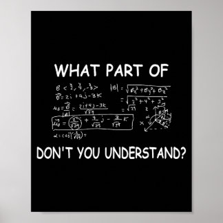 Of What Part Don' Understand Poster