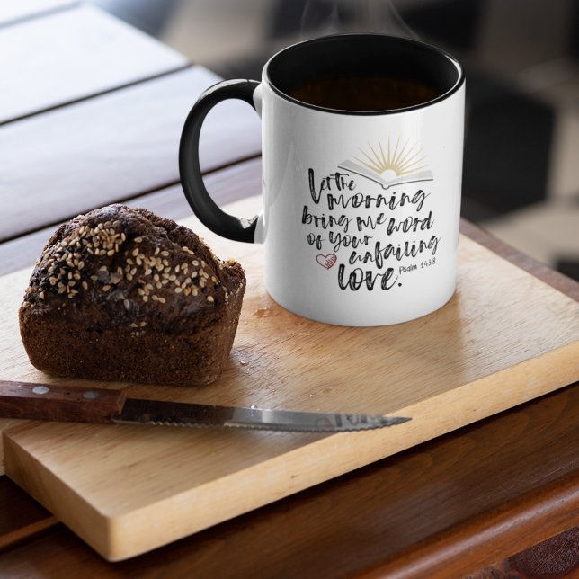 OFAILING KÄRLEK Psalm Bible Scripture Coffee Mugg (Skapare uppladdad)