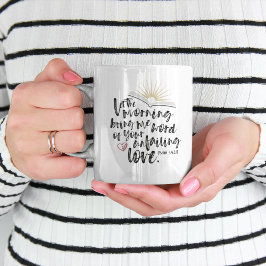 OFAILING KÄRLEK Psalm Bible Scripture Jumbo Mugg