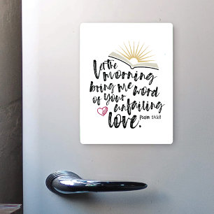 OFAILING KÄRLEK Psalm Bible Scripture Kitchen Magnet