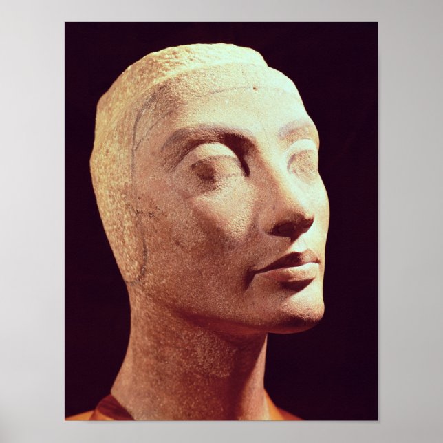 Ofärdig chef för Nefertiti, Nya Kungariket Poster (Framsidan)