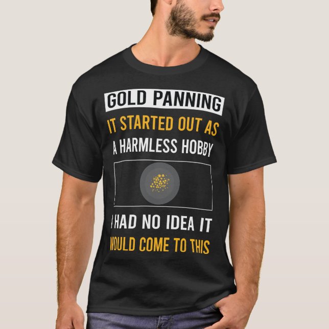 Ofarlig Hobby Guld Pannkaka Panner T Shirt (Framsida)