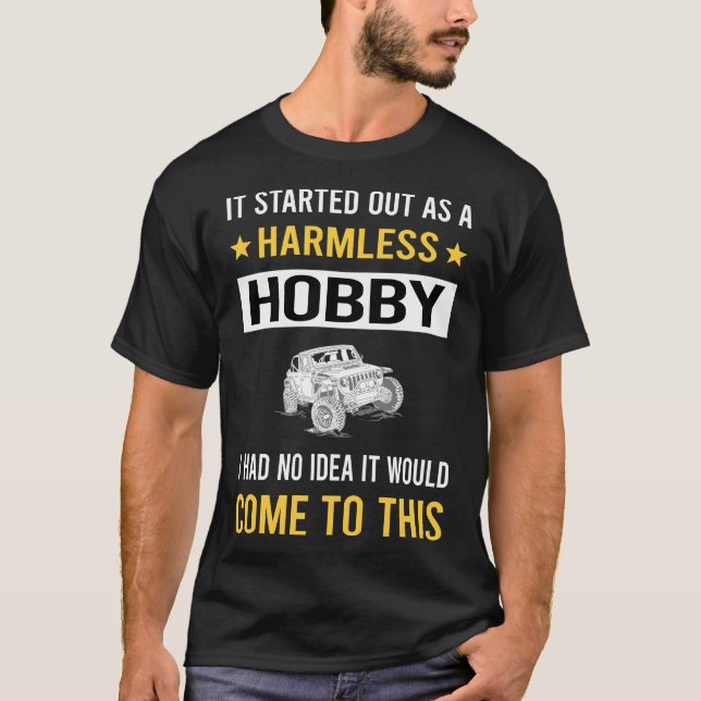 Ofarlig Hobby Muddring Muddyrning T Shirt (Framsida)