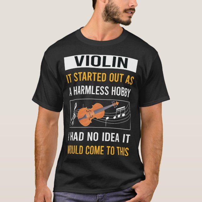 Ofarlig hobbyfiol t shirt (Framsida)