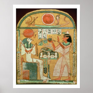 Ofenmut som erbjuder till Osiris, Stele av Ofenmut Poster