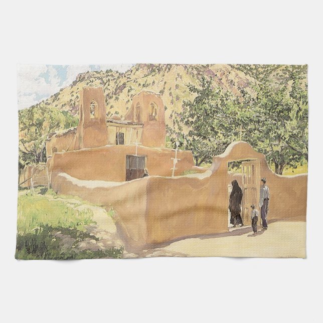 Oferta Para San Esquipula av Walter Ufer Kökshandduk (Horisontell)