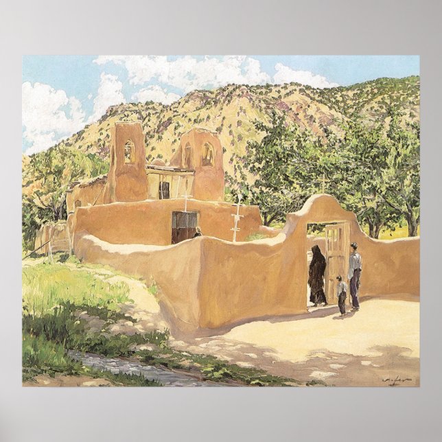 Oferta Para San Esquipula av Walter Ufer Poster (Framsidan)