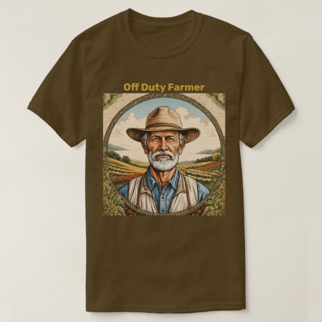 Off Duty Farmer T-Shirt (Design framsida)