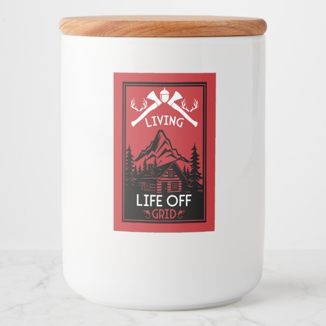 OFF GRID LIFE MAT ETIKETT (Framsida)