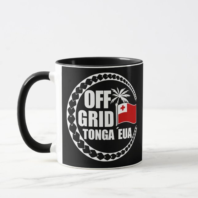 Off Grid Tonga Eua Lifestyle Mugg (Vänster)