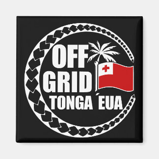 Off Grid Tonga Eua Livsstil Magnet