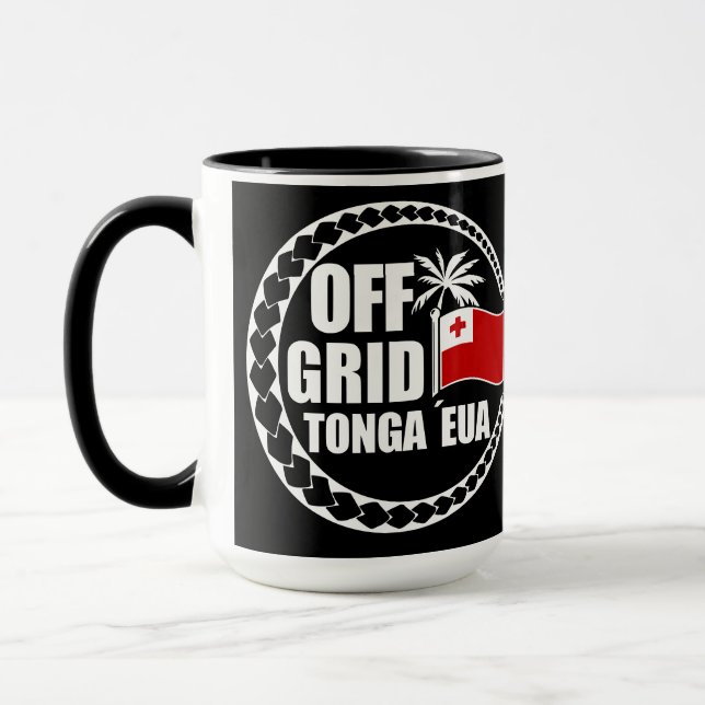 Off Grid Tonga Eua Livsstil Mugg (Vänster)
