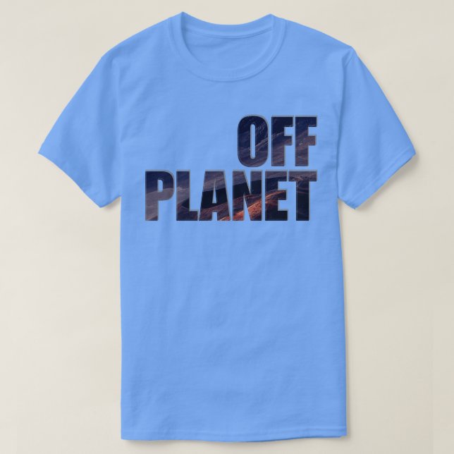 OFF PLANET T SHIRT (Design framsida)