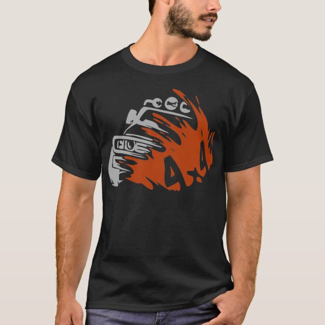 OFF ROAD 4X4 TEE SHIRT (Framsida)