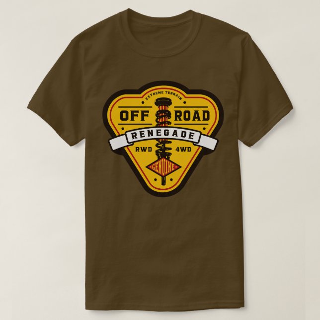 Off Road Renegade T Shirt (Design framsida)
