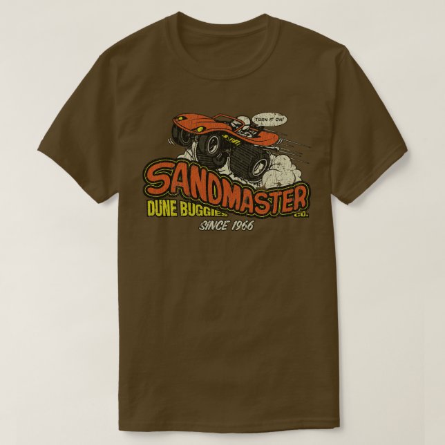 Off Road Sandmaster Dune Buggies 1966 T Shirt (Design framsida)