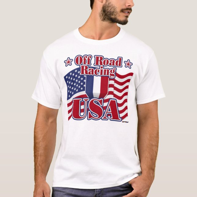 Off Road Tävla USA Tee (Framsida)