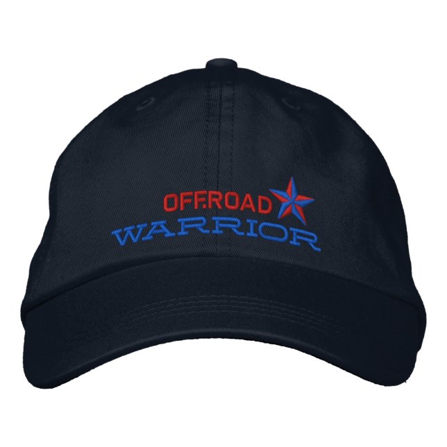 Off Road Warrior Star Broderad Keps (Framsida)