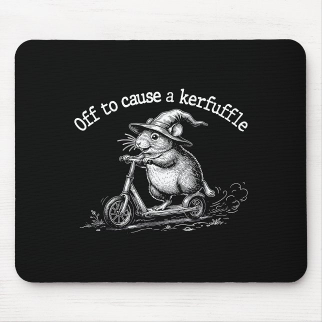 Off To Cause A Kerfuffle Funny Groundhog Scooter M Musmatta (Framsidan)