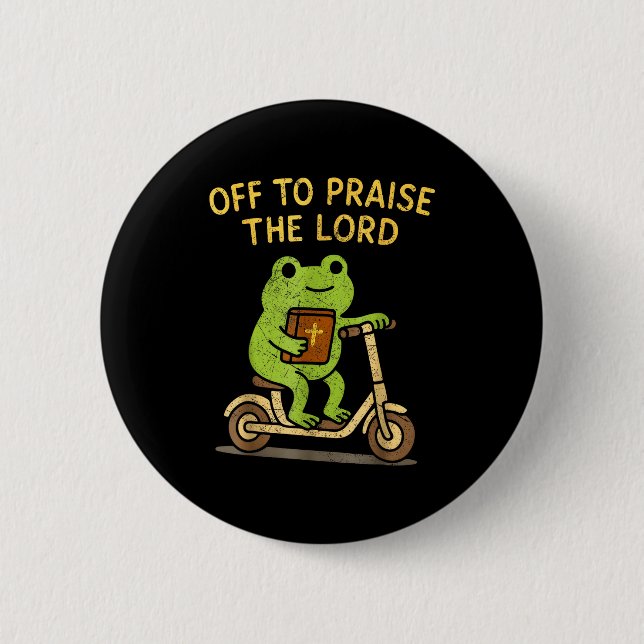 Off To Praise The Lord Frog Christian  Knapp (Framsida)