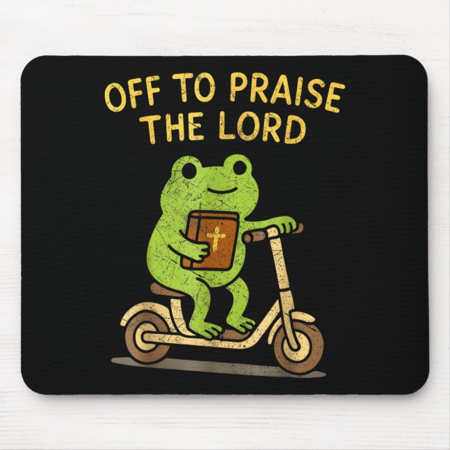Off To Praise The Lord Frog Christian  Musmatta (Framsidan)