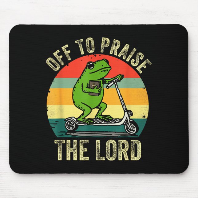 Off To Praise The Lord Funny Frog Bible Study Jesu Musmatta (Framsidan)