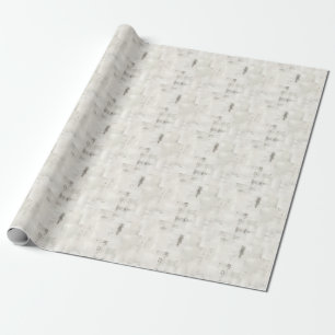 Off White Abstrakt Målning Presentpapper