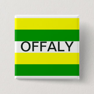Offaly Silke Ribbon Flagga Knapp