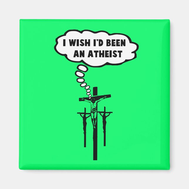 Offensiv ateism magnet (Framsidan)