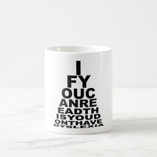 Offensiv dyslexic kaffemugg (Center)