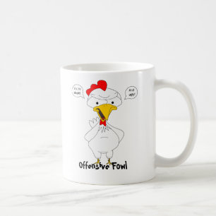 Offensiv fågel kaffemugg
