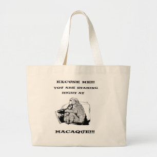 offensiv humor Funny Macaque-apa Jumbo Tygkasse