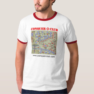 Offensiv karta för WW2 Ardennes Tee Shirt