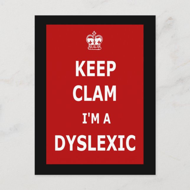 Offensiv keepcalmandcarryon vykort (Framsida)