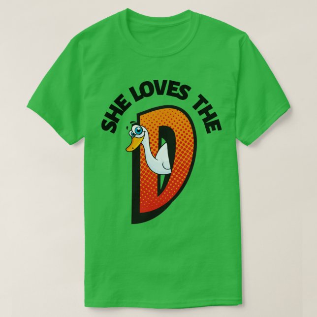 Offensiv vuxen humor hon kärlek ... t shirt (Design framsida)