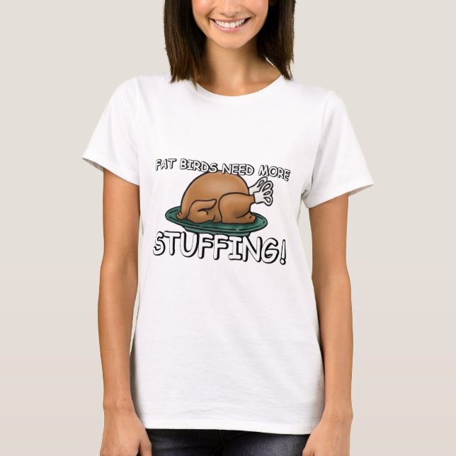 Offensivt fett skämt t-shirt (Framsida)