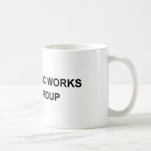 Offentlig arbetsgruppmugg med den stora logotypen kaffemugg