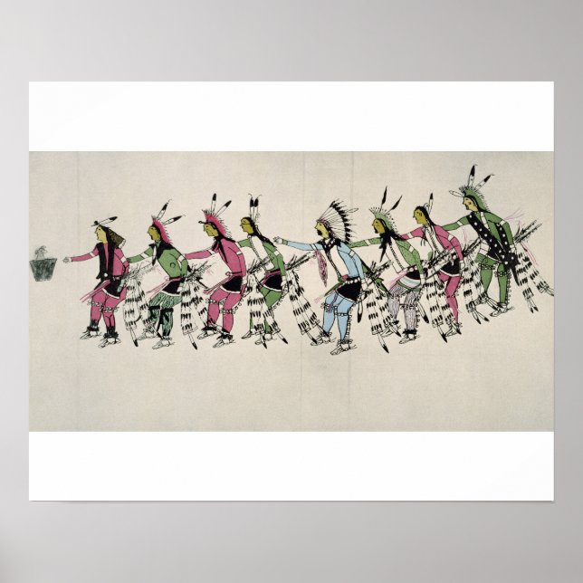 Offentlig dans till heder för krigaren Han Hund (b Poster (Framsidan)