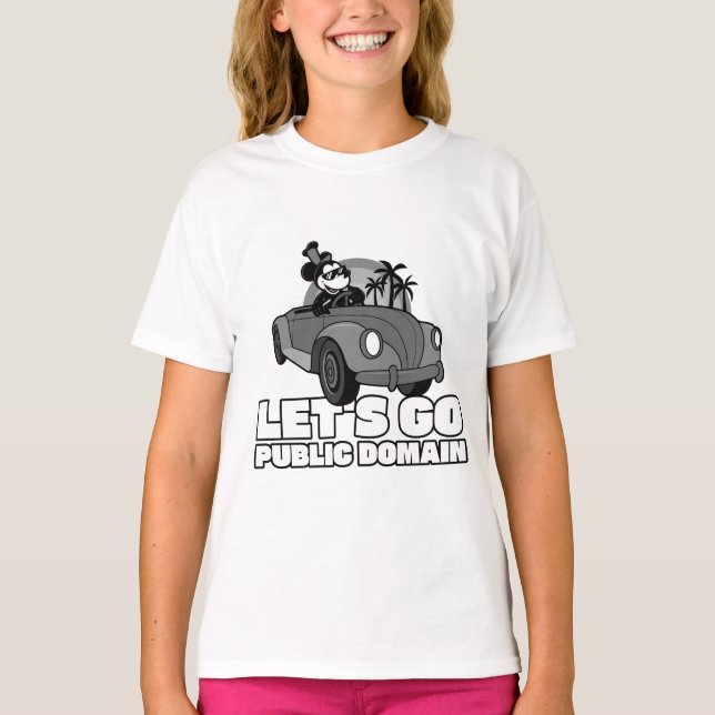 Offentlig domän Roligt T-Shirt (Framsida)
