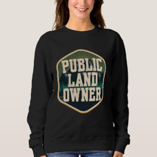 Offentlig markägare utomhus camping t shirt