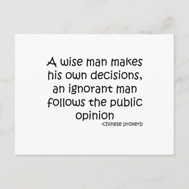 Offentlig opinionsoffert vykort (Framsida)