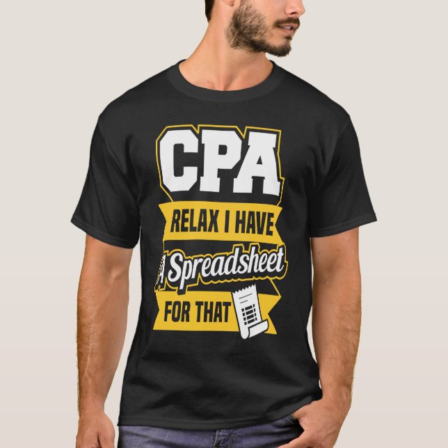 Offentlig revisor för auktoriserad t shirt (Framsida)