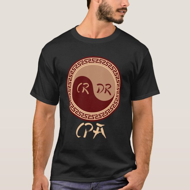 Offentlig revisor för CPA Auktoriserad T Shirt (Framsida)