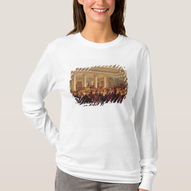 Offentlig Sale på hotellguldtackan Tee Shirt (Framsida)